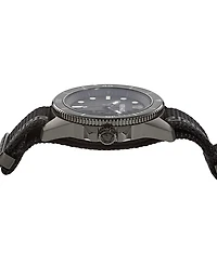Versace Men's Greca Force Ip Gunmetal Case Black Matte Watch, 42mm