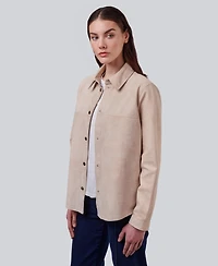 Furniq Uk Women's Suede shirt
