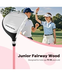 Mecale 38" Junior #3 Fairway Wood, 165CC, Fiberglass Shaft, Ages 11-14