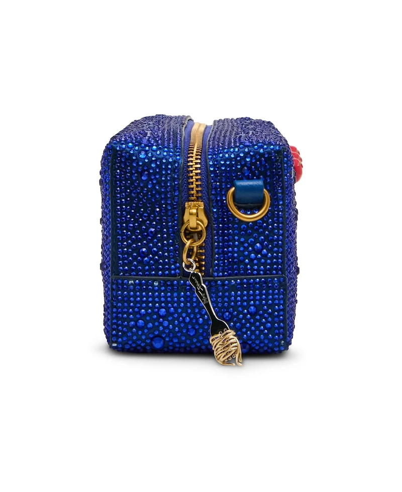 Betsey Johnson Hats Off Convertible Rhinestone Crossbody Bag