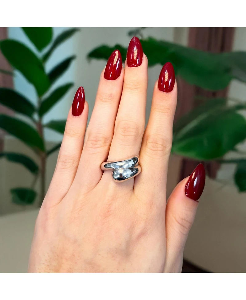 The Lovery Sculpted Coil Ring Sterling Silver