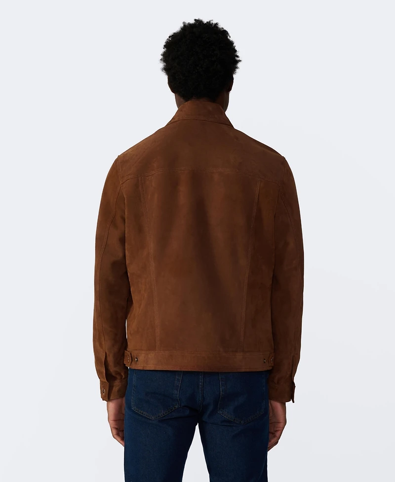 Furniq Uk Men's Suede Jacket