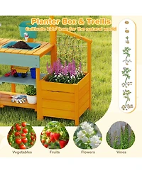 Mecale Corner Play Kitchen with Lights & Sounds, Suitable for Ages 3