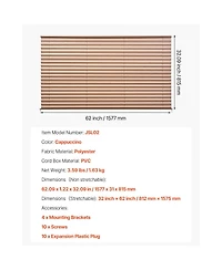 Laoties Rv Pleated Shades, Polyester Fabric Window Blinds for Camper, Motorhome, Privacy