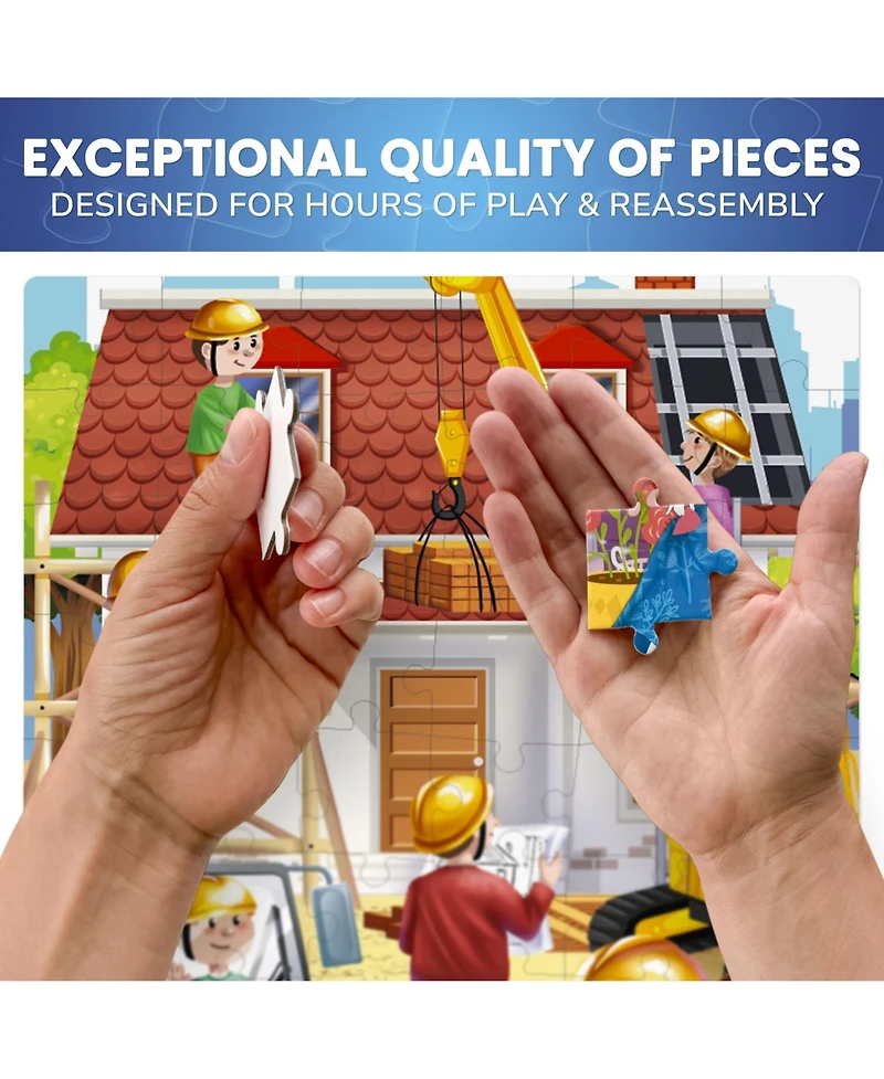 Quokka 4 x 60 Pieces Jigsaw Puzzles for Kids Ages 4-6