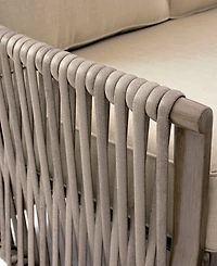 Agio Vera 77" Aluminum Outdoor Sofa, Created for Macy's