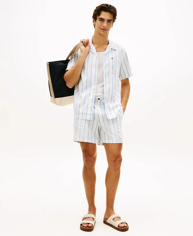 Tommy Hilfiger Men's Stripe Open Structure Shirt