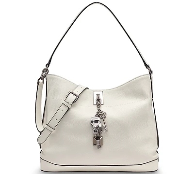 Karl Lagerfeld Paris Gisele Hobo Magnetic Shoulder Bag