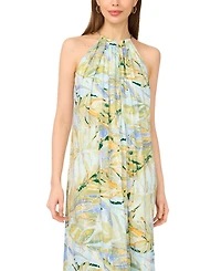 Msk Women's Halter Neck Long Maxi Dress