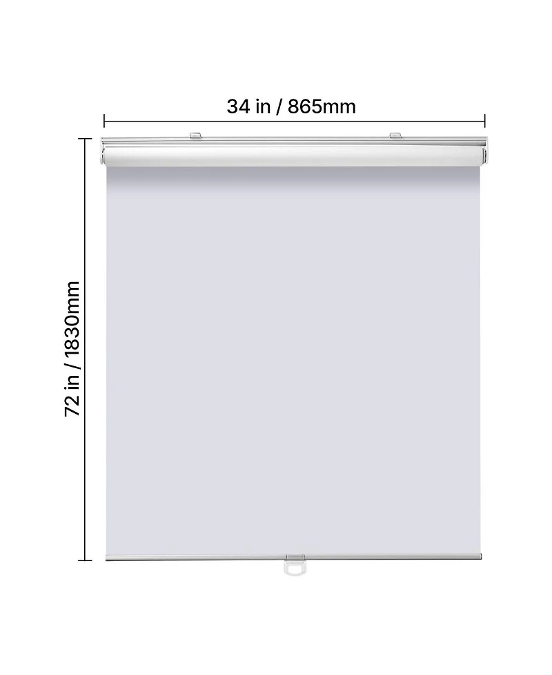 Laoties Cordless Blackout Roller Shades, 34 x 72 in, Thermal Insulated Pull-Down Window Blinds