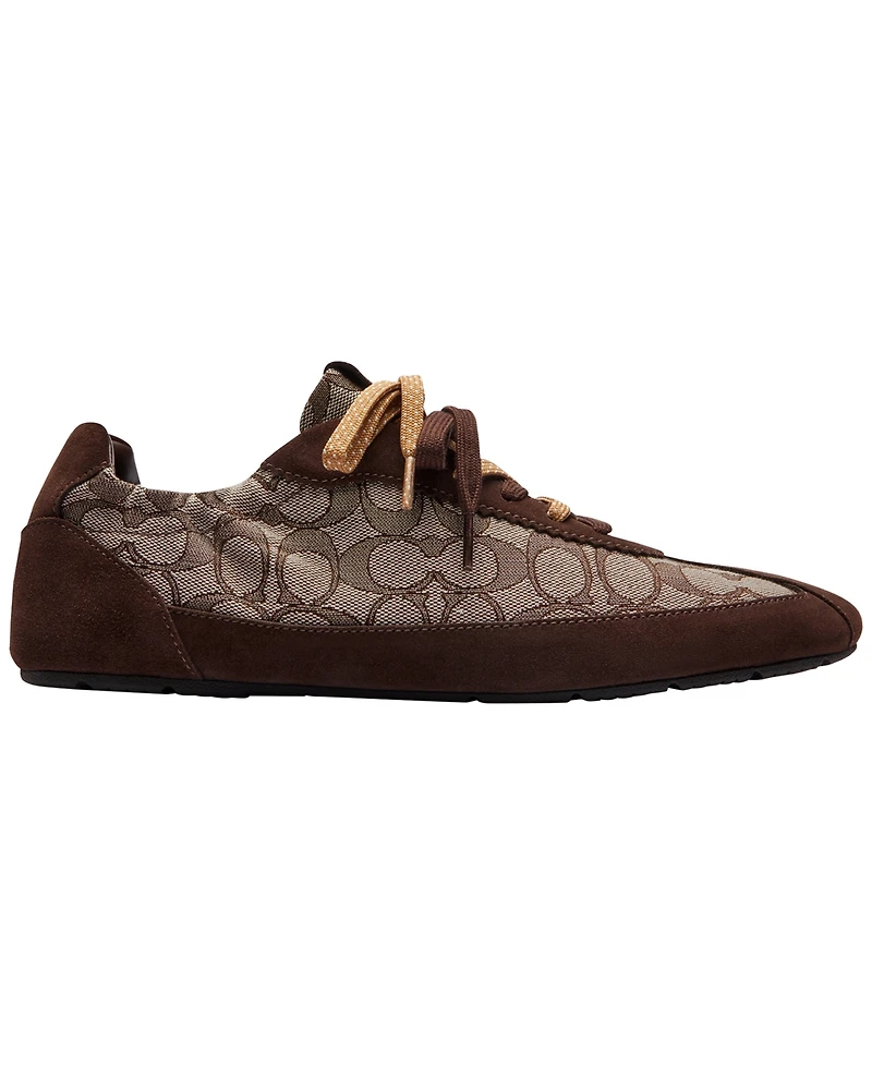 Coach Men's Signature Jacquard Lace-Up Sneakers