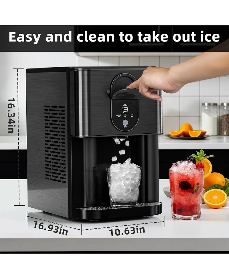 Cowsar Portable Nugget Ice Maker, 44 lbs/Day