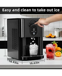 Cowsar Portable Nugget Ice Maker, 44 lbs/Day