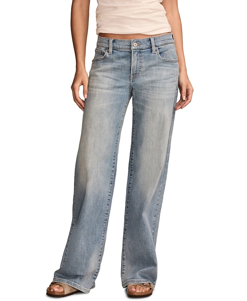 Lucky Brand Women's Mid-Rise Sweet Wide-Leg Jeans