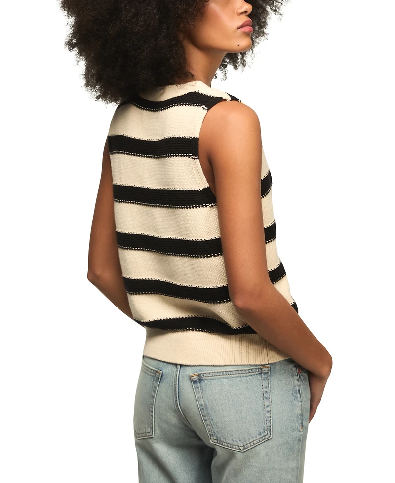 Lucky Brand Women's Sleeveless V-Neck Sweater Vest