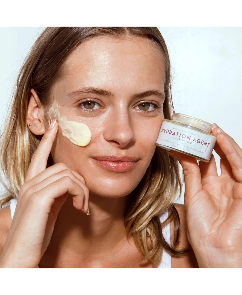 The Organic Skin Co. Hydration Agent Vanilla and Amaranth Moisturizer, Natural Organic Face Moisturizer, the Organic Skin Co