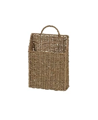 Household Essentials Rectangular Wicker Hanging Baskets, Set of 2, Small and Large