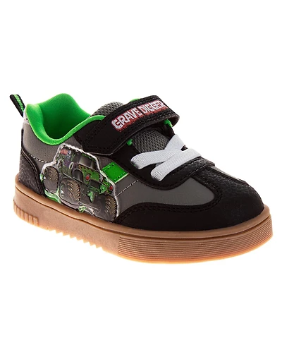 Monster Jam Little Boys Comfortable Casuals Sneaker