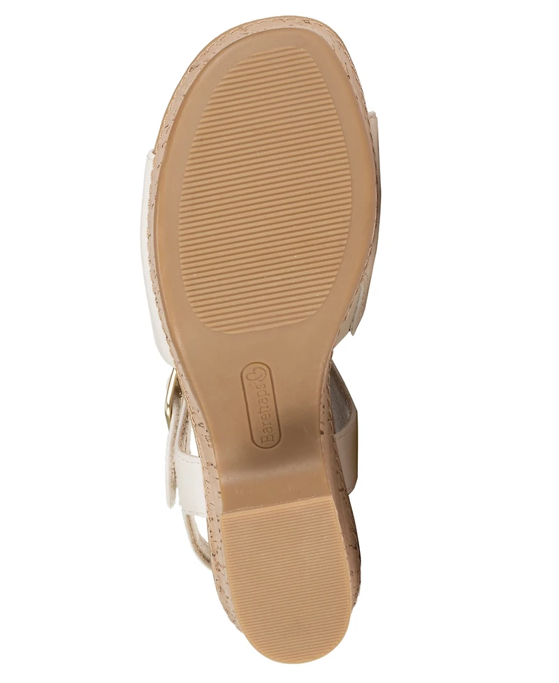 Baretraps Women's Tamie Round Toe Wedge Sandals