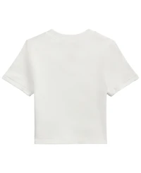 Polo Ralph Lauren Girls' 7-16 Ribbed Boxy T-Shirt