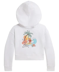 Polo Ralph Lauren Girls' 2T-6X Bear Terry Boxy Full-Zip Hoodie