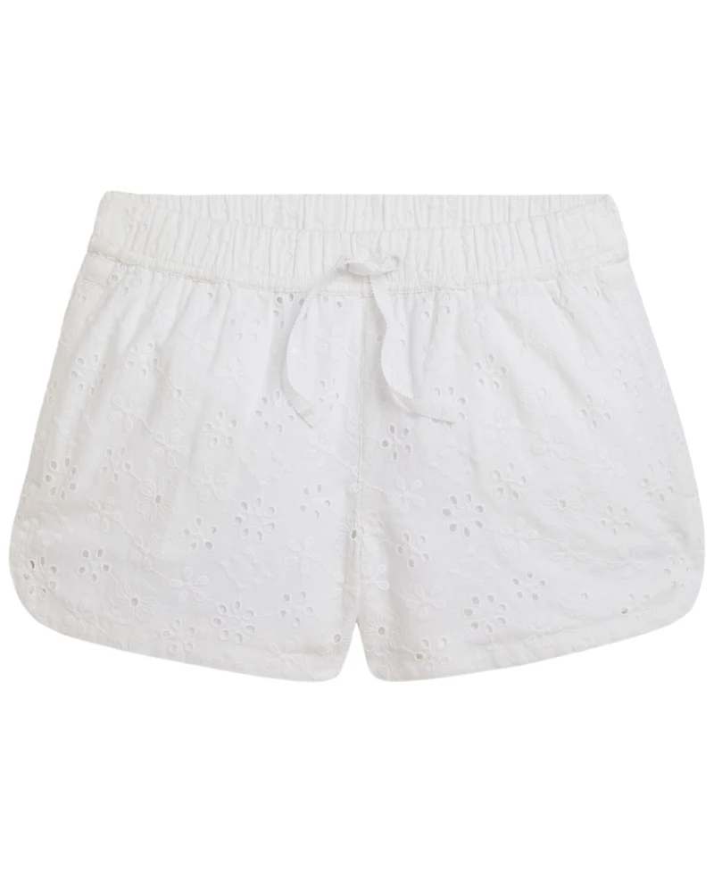 Polo Ralph Lauren Girls' 2T-6X Eyelet Cotton Short