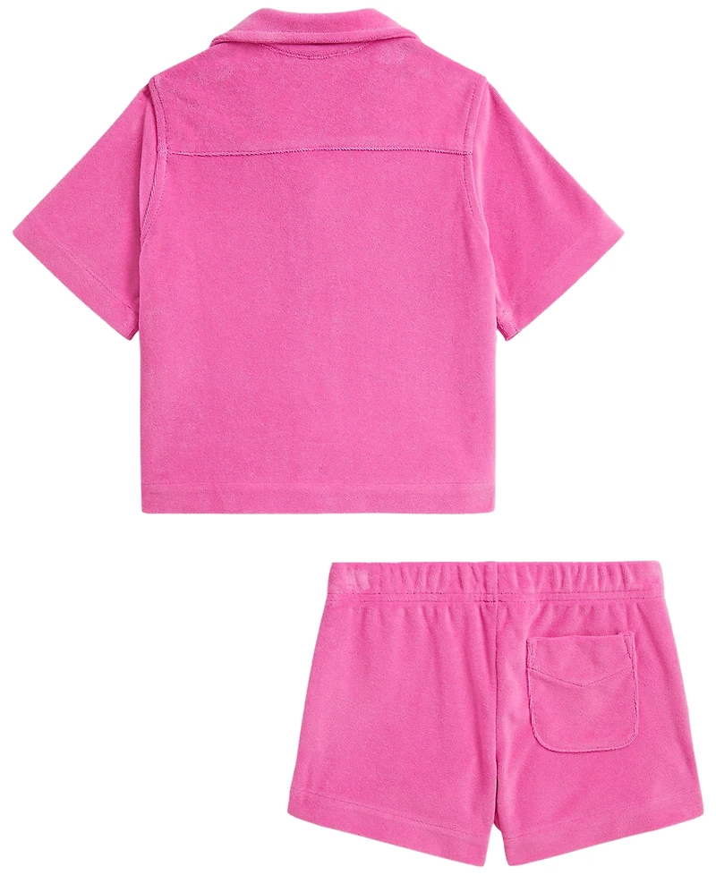 Polo Ralph Lauren Girls' 2T-6X Terry Shirt & Short