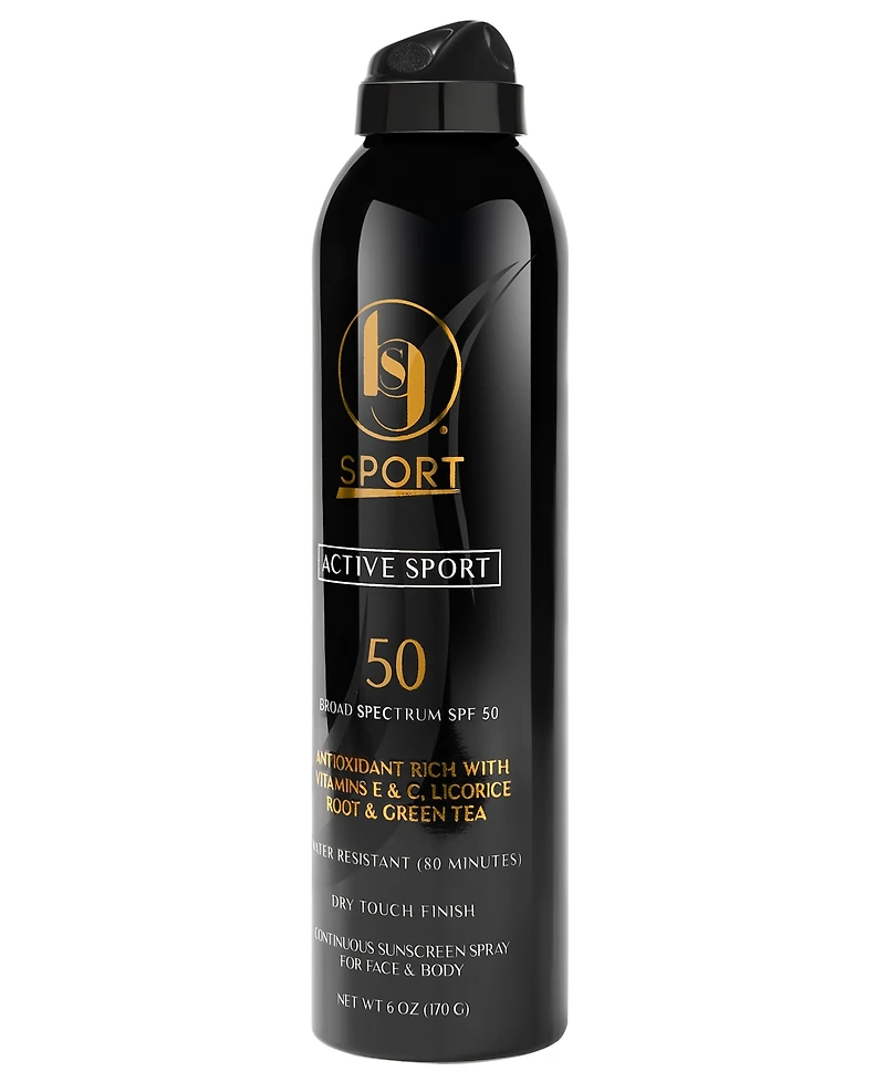 Black Girl Sunscreen Active Sport Spray Spf 50, 6 oz.