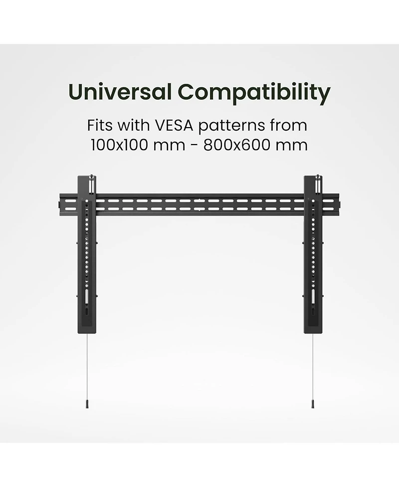 Kanto PF405 Solid Steel Ultra Thin Fixed Tv Mount
