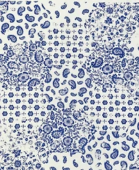 Marcus Adler Satin Paisley Square Scarf