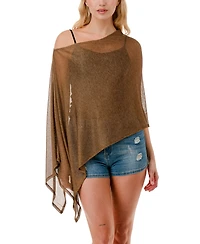 Marcus Adler Mesh Metallic Poncho
