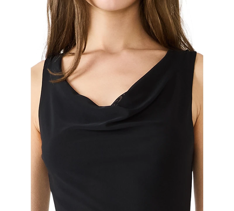 Steve Madden Juniors' Cowl Neck High-Low Dress