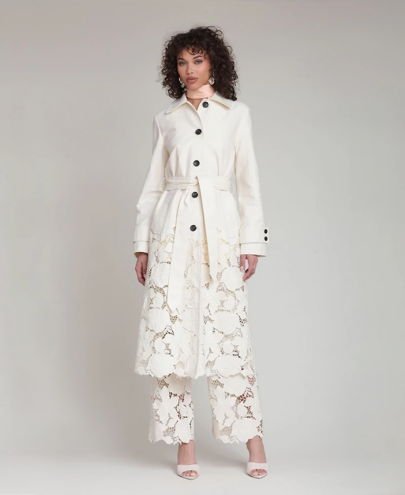 Avec Les Filles Women's Spread Collar Jacket