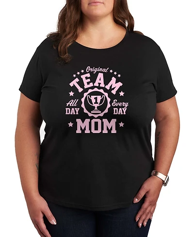 Hybrid Apparel Plus Instant Message Original Team Mom Short-Sleeve Graphic T-Shirt