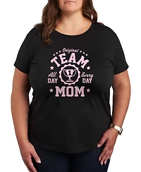 Hybrid Apparel Plus Instant Message Original Team Mom Short-Sleeve Graphic T-Shirt