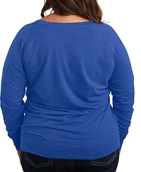 Hybrid Apparel Plus Instant Message Bunny Mama French Terry Long-Sleeve T-Shirt