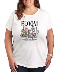 Hybrid Apparel Plus Winnie The Pooh Bloom Where You Are Planted Short-Sleeve Graphic T-Shirt