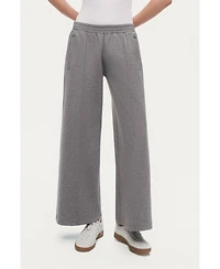 Nocturne Women's Relaxed Wide-Leg Track Pants