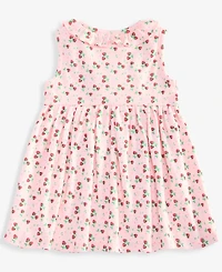 First Impressions Baby Girls' 0M-24M Strawberry-Print Dress, Macy's Exclusive