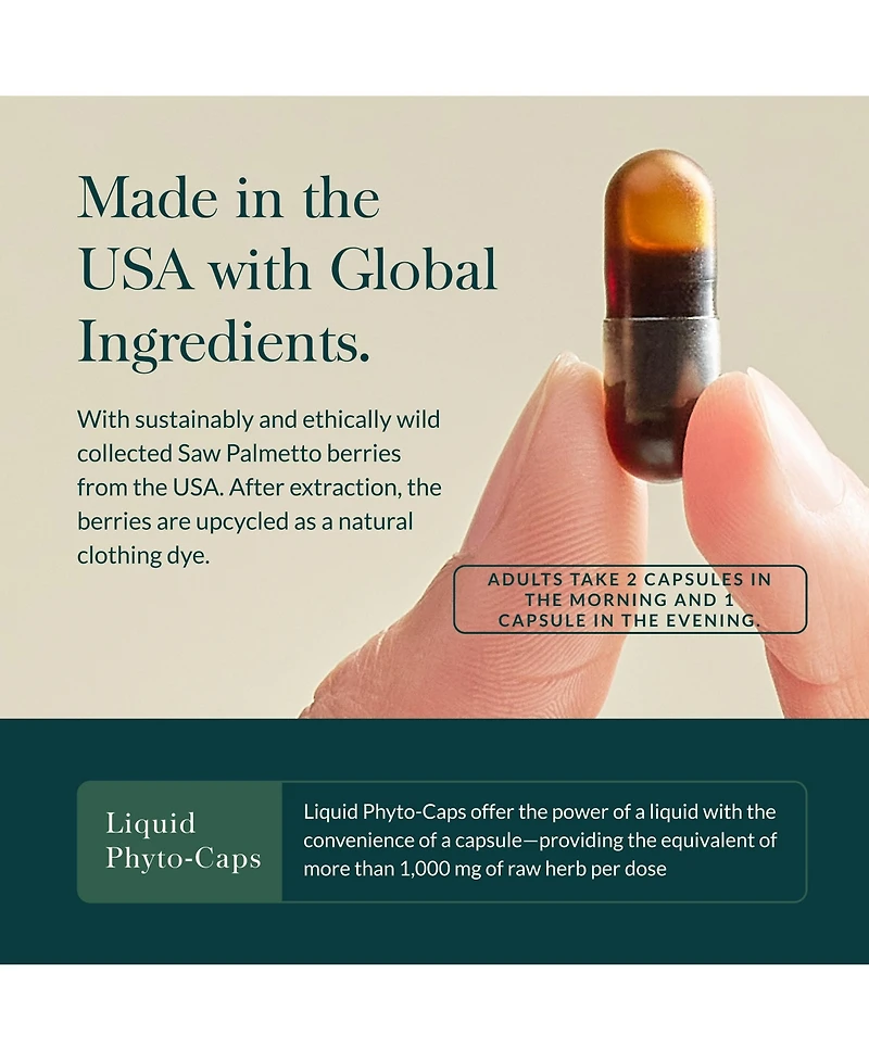 Gaia Herbs Prostate Health - Supports Prostate Health and Function for Men - With Saw Palmetto, Green Tea, Nettle Root, and White Sage