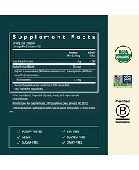 Gaia Herbs Ashwagandha Root - Made with Organic Ashwagandha Root to Help Support a Healthy Response to Stress, the Immune System, and Restful Sleep