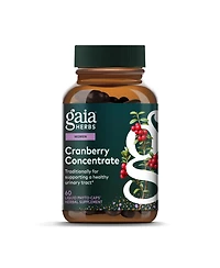 Gaia Herbs Cranberry Concentrate - Helps Maintain Urinary Tract Health - Made With Organic Cranberry Fruit Juice Extract in Convenient Capsules