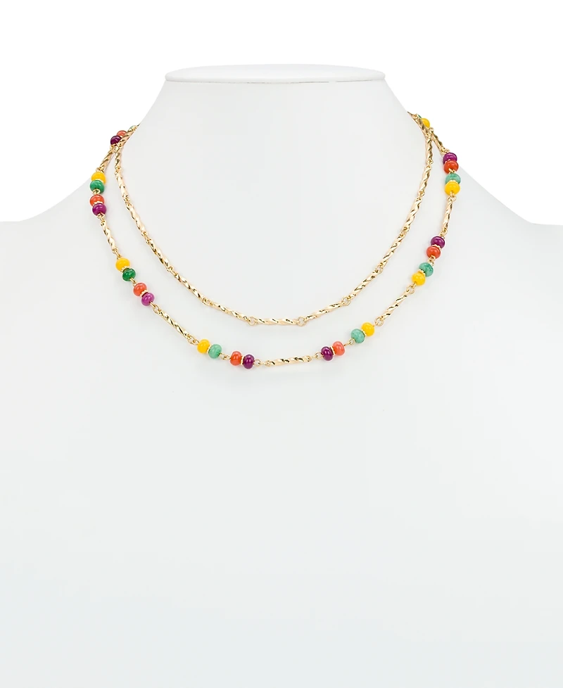 Patrica Nash Gold-Tone Plated Triple Modular Necklace