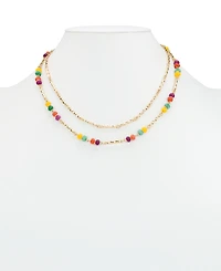 Patrica Nash Gold-Tone Plated Triple Modular Necklace