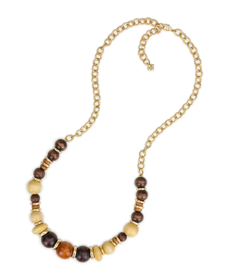 Patrica Nash Gold-Tone Plated Long Beaded Necklace