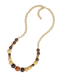 Patrica Nash Gold-Tone Plated Long Beaded Necklace