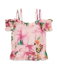 Guess Girls' 7-16 Chiffon Sleeveless Tank Top