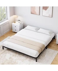 Gaomon Metal Bed Frame X2013 Heavy Duty Platform Bed With Storage Spacesteel Supportno Box Spring Needed Easy Assembly Noise Free