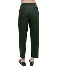 Nocturne Women's Forest Cropped Cigarette Trousers