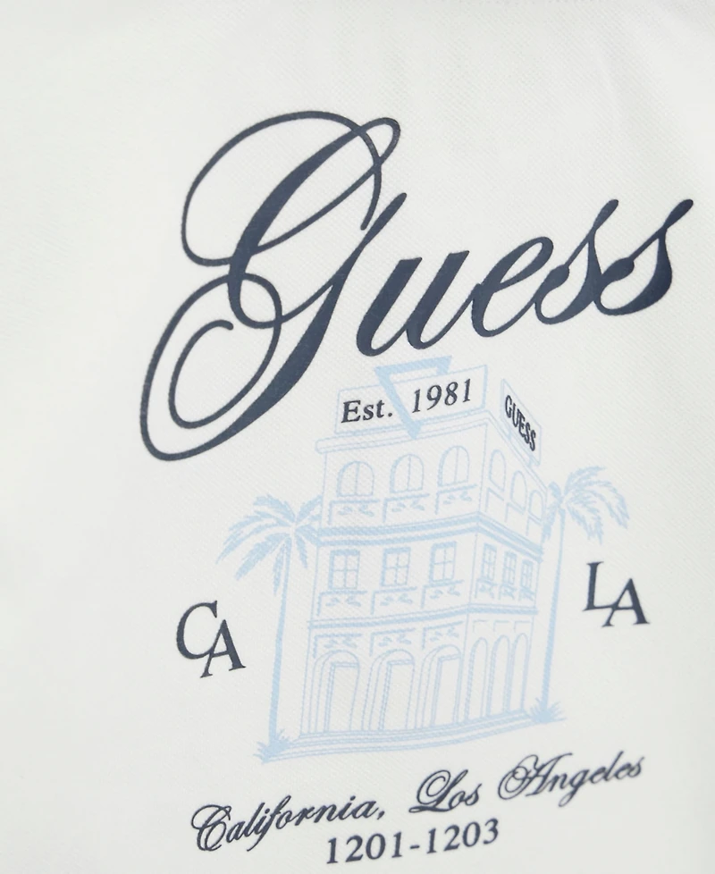 Guess Baby Boys' Short-Sleeve Piquet Polo and Short, 2-Piece Set